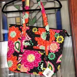 Vera Bradley Villager Tote Ziggy Zinna